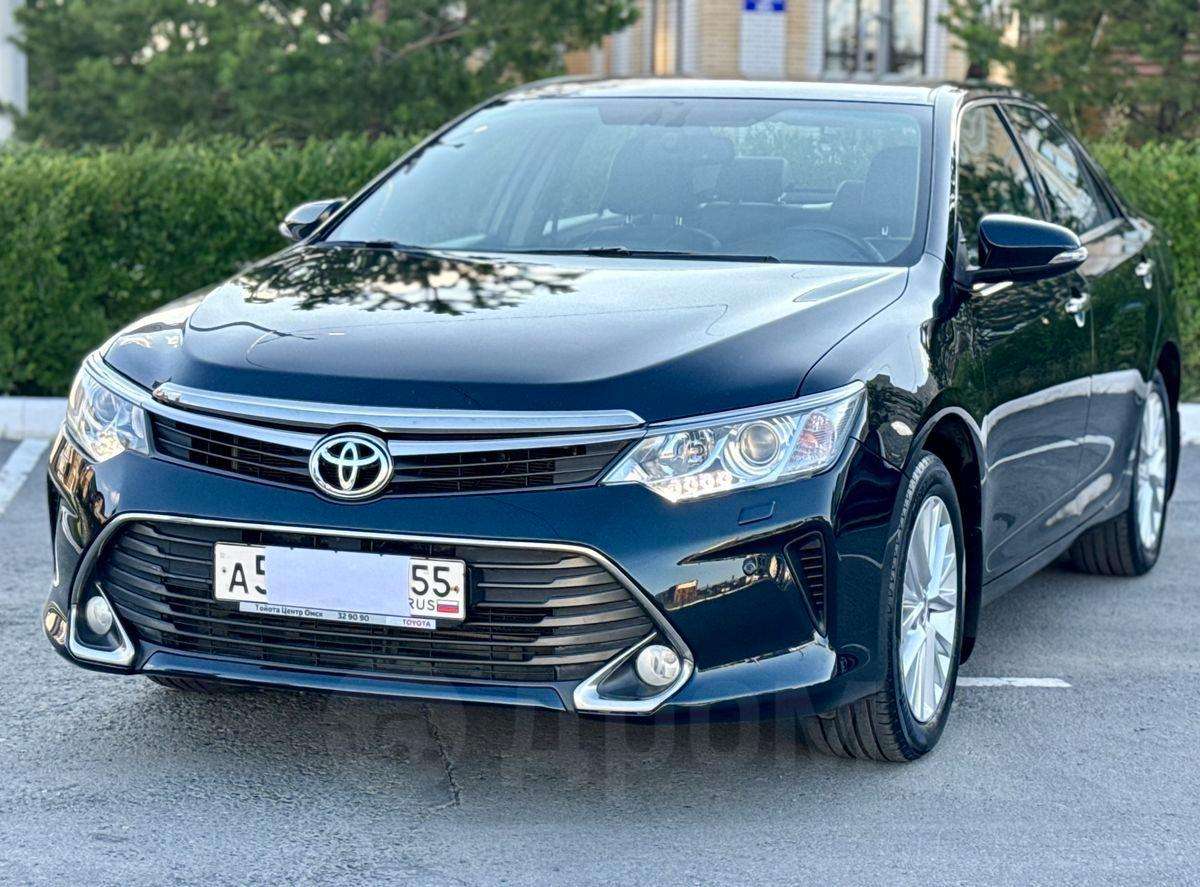 Toyota Camry 2015, Camry 2015 бензин 2.5 седан Б/У Омск