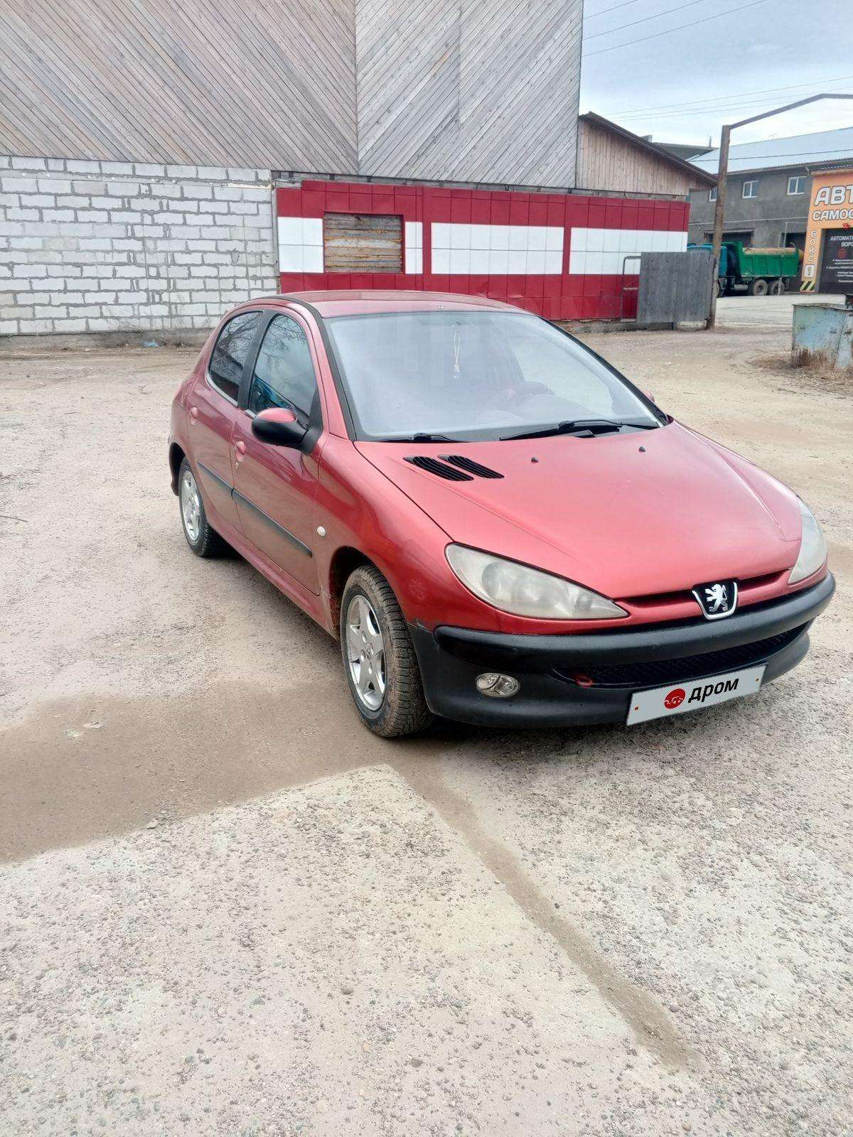 Peugeot 206 2004, 206 2004 бензин 1.4 хэтчбек Б/У Парабель